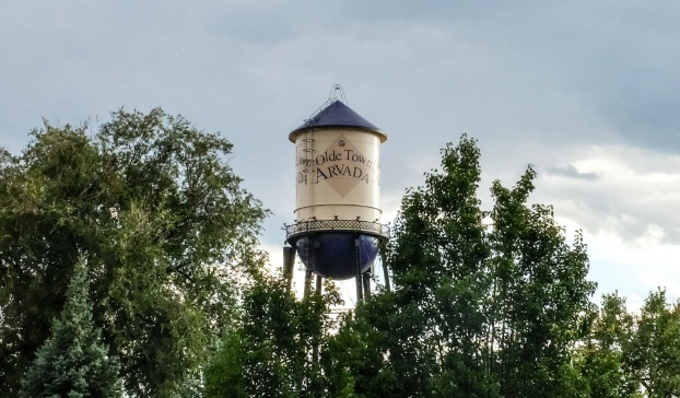 Arvada water tower