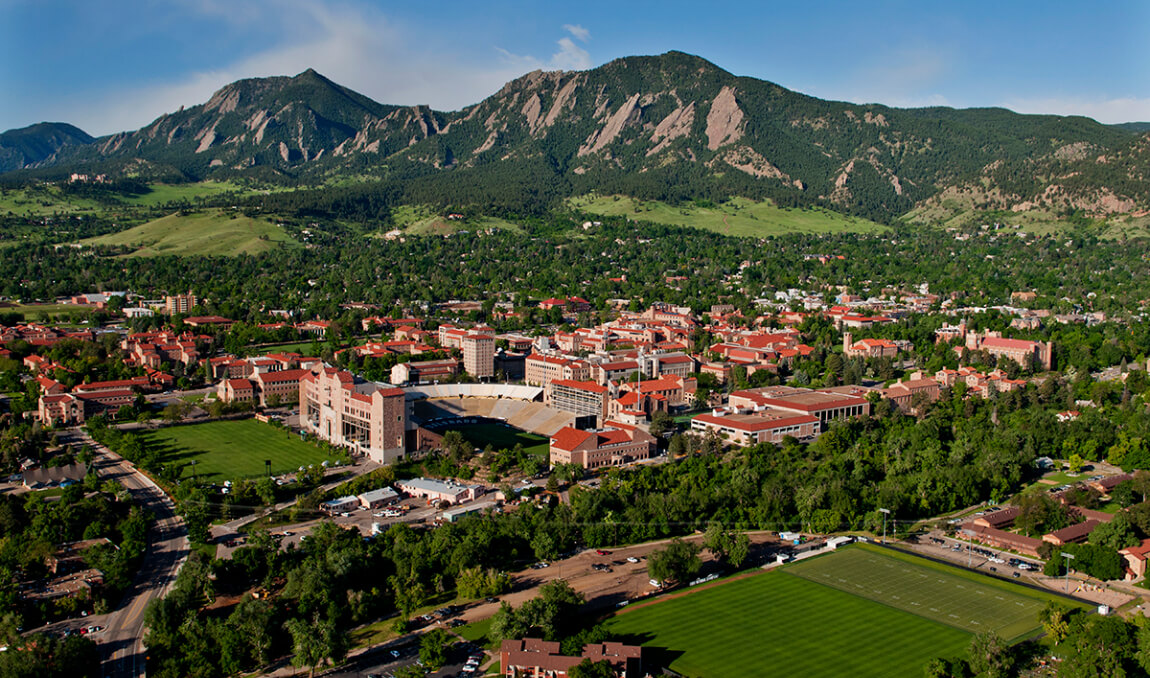 Aerial view of Doctor Paylor's dental school